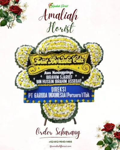 Papan Bunga Duka di Pajarakan Karya
